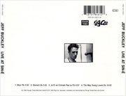Back Cover: Jeff Buckley – Live At Sin-e CD | Relix