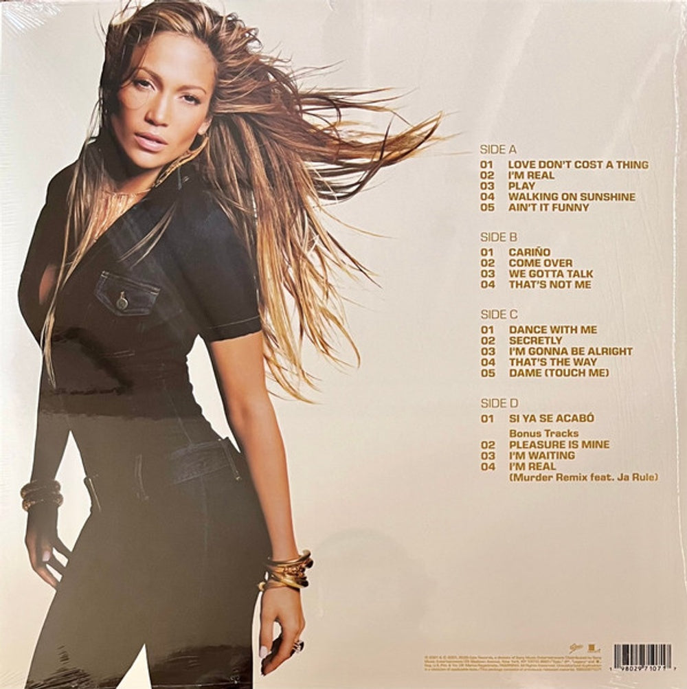Back Cover: Jennifer Lopez – J.Lo Vinyl LP | Relix