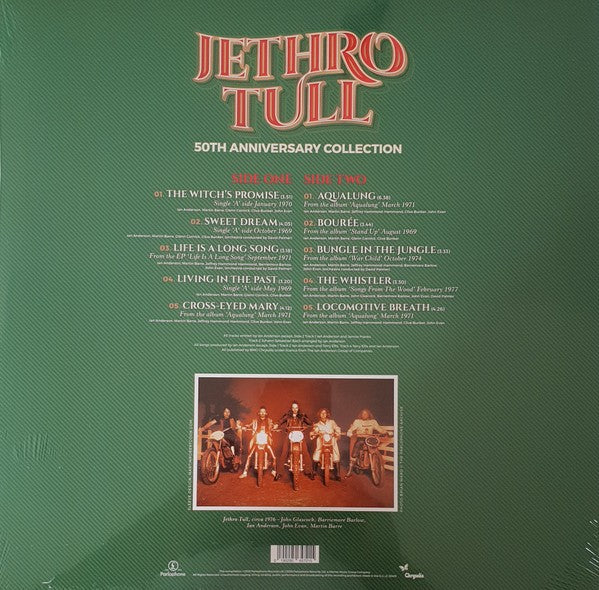 Back Cover: Jethro Tull – 50th Anniversary Collection Vinyl LP | Relix