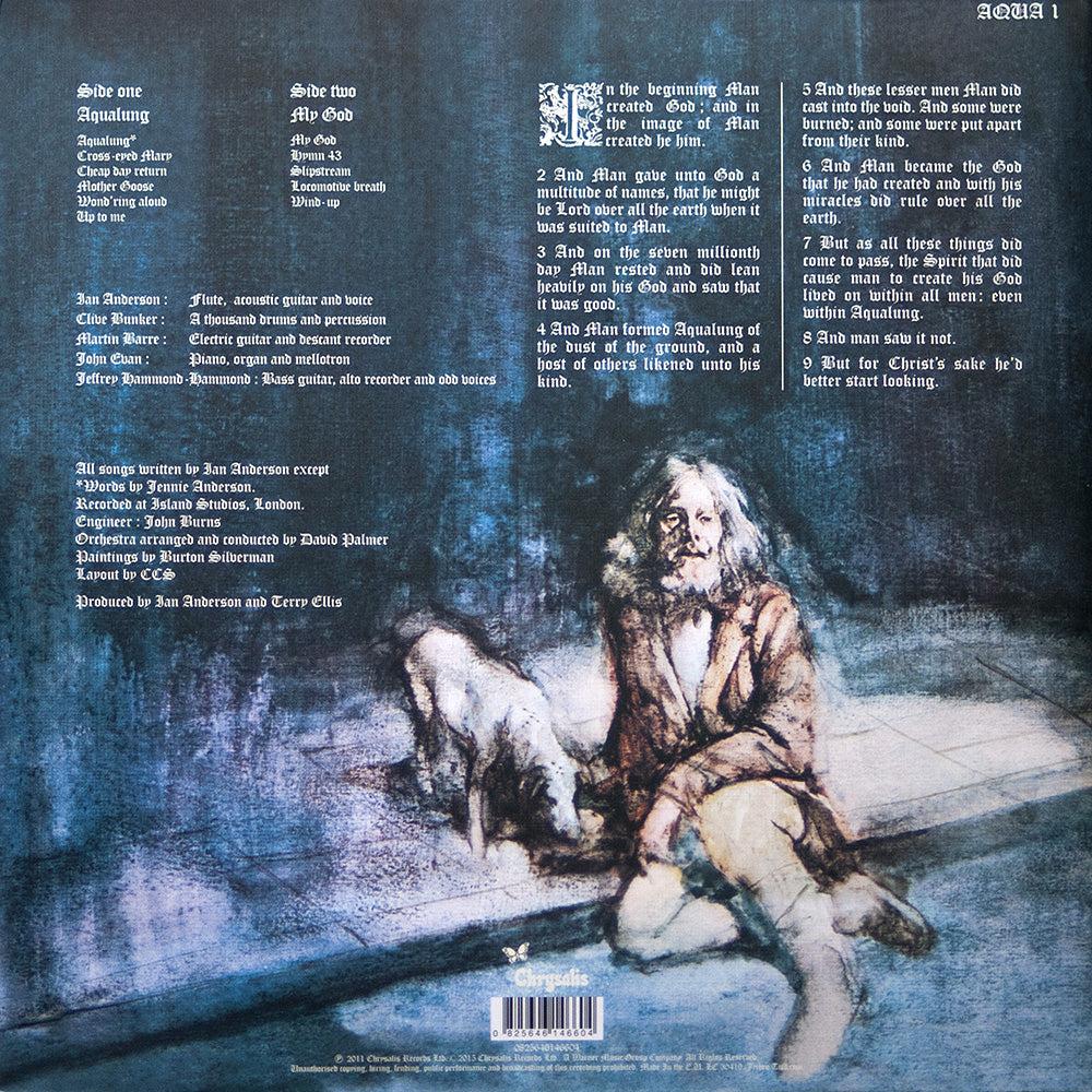 Back Cover: Jethro Tull – Aqualung (Steven Wilson Mix LP Vinyl) Vinyl LP | Relix