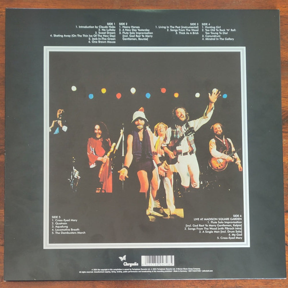 Back Cover: Jethro Tull – Bursting Out (Blk, Limited Edition, Ofgv, Hol LP Vinyl) Vinyl LP | Relix