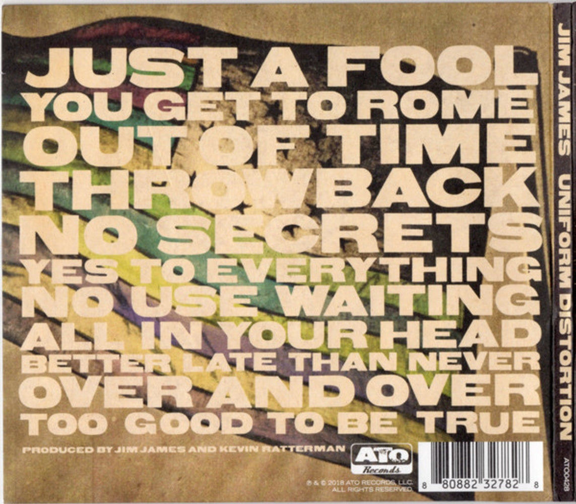 Back Cover: Jim James – Uniform Distortion CD | Relix