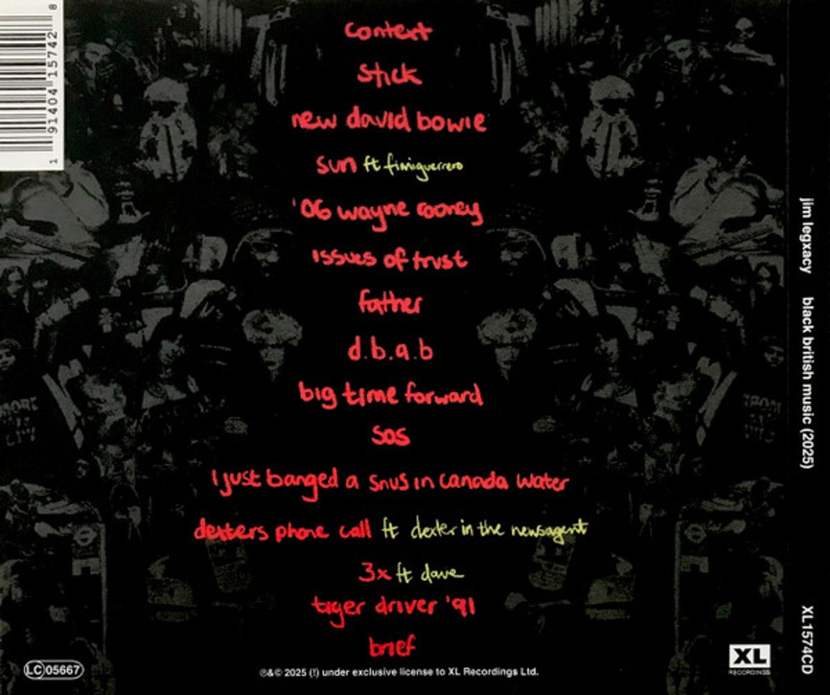 Back Cover: Jim Legxacy – Black British Music (2025 CD) CD | Relix