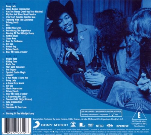 Back Cover: Jimi Hendrix Experience – Bbc Sessions Vinyl LP | Relix