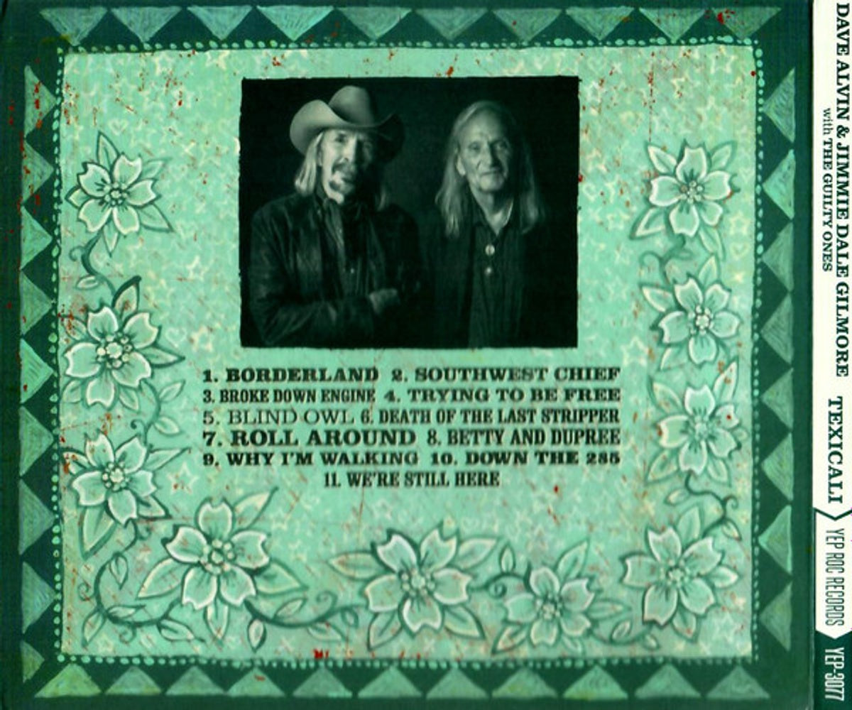 Back Cover: Jimmie Dale Gilmore – Texicali (With Booklet, Digipak CD) CD | Relix