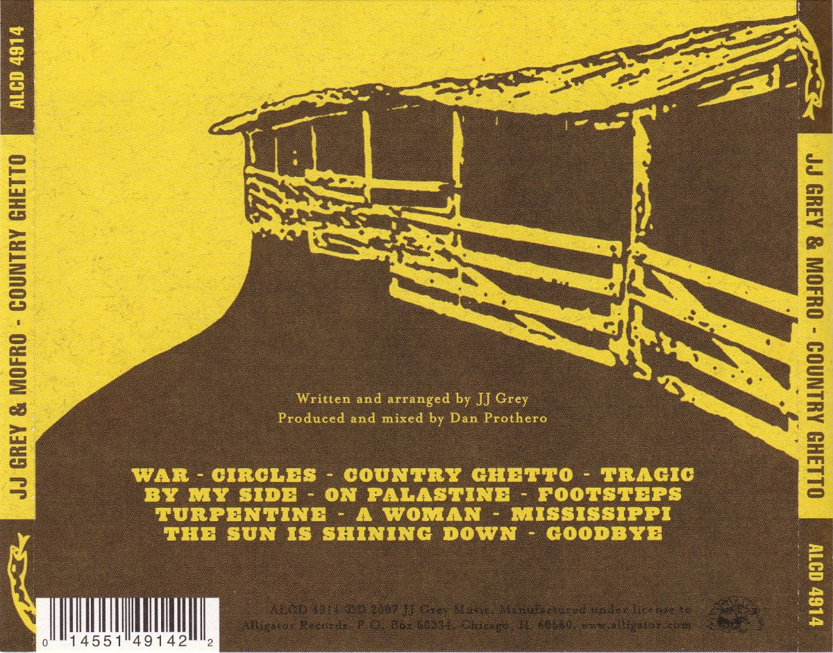Back Cover: JJ Grey & Mofro – Country Ghetto CD | Relix