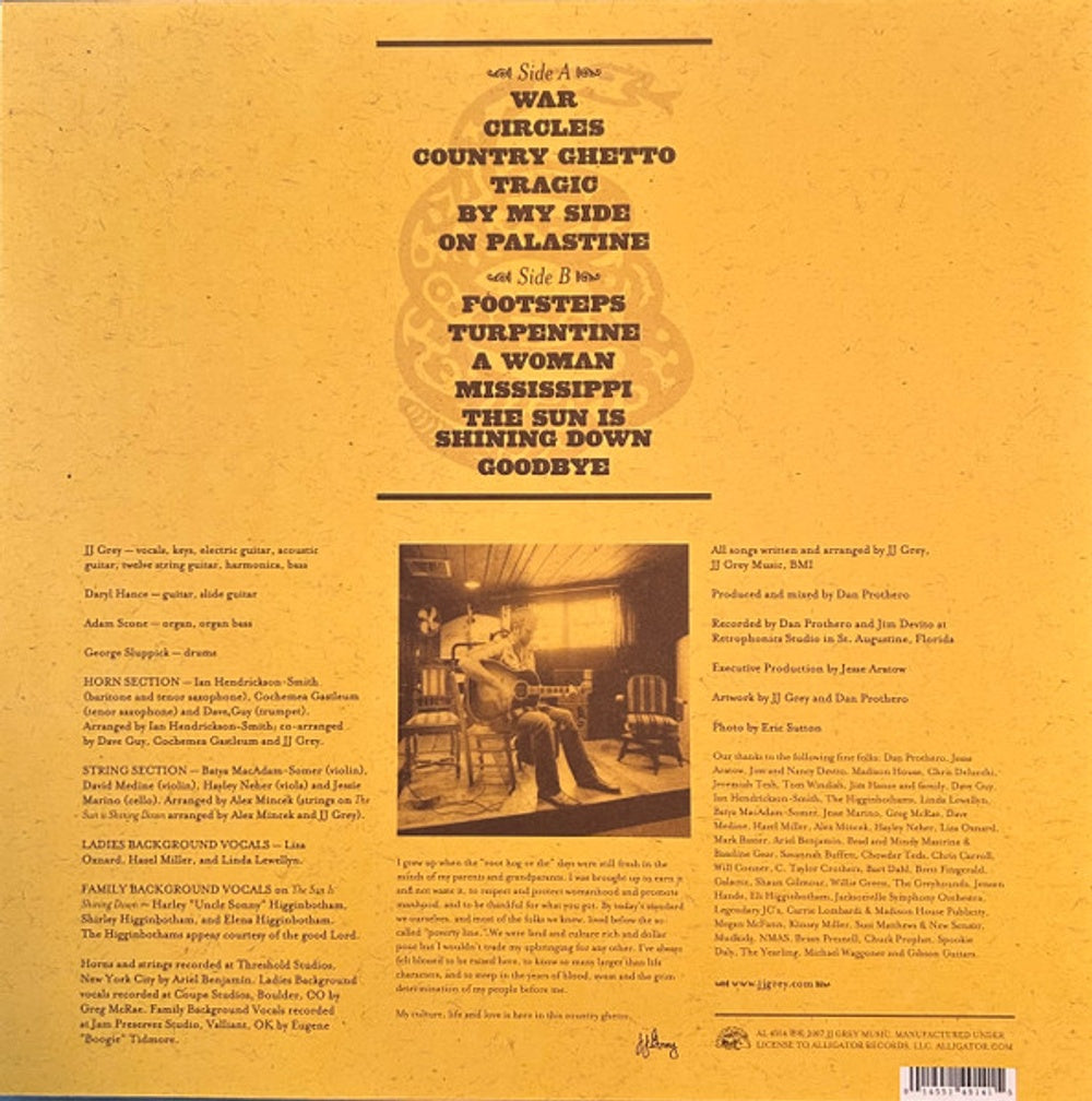 Back Cover: Jj Grey  & Mofro – Country Ghetto (Ofgv LP Vinyl) Vinyl LP | Relix