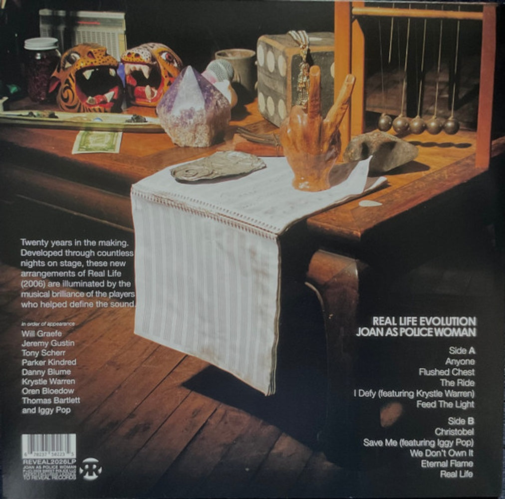 Back Cover: Joan As Police Woman – Real Life Evolution Vinyl LP | Relix