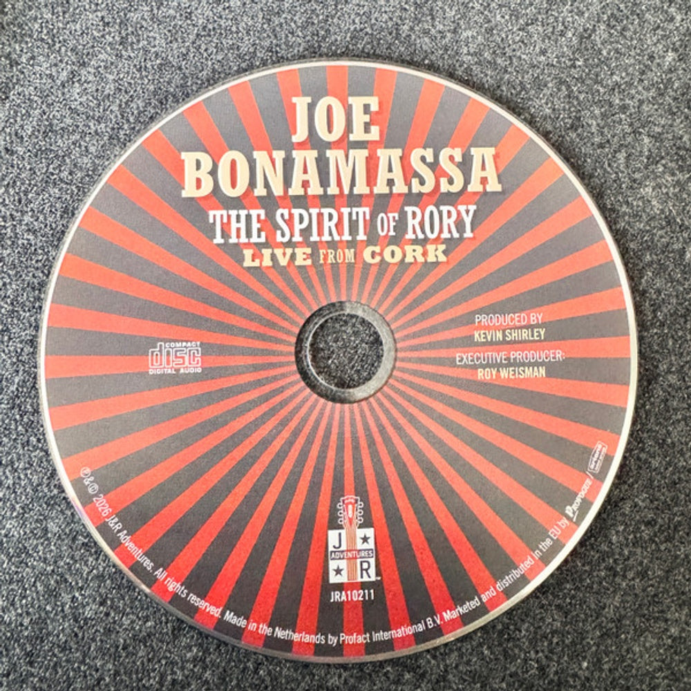 Back Cover: Joe Bonamassa – The Spirit Of Rory Live From Cork (Digipak CD) CD | Relix