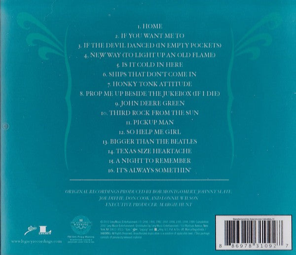 Back Cover: Joe Diffie – 16 Biggest Hits CD | Relix