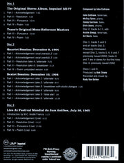 Back Cover: John Coltrane – A Love Supreme: The Complete Masters Vinyl LP | Relix