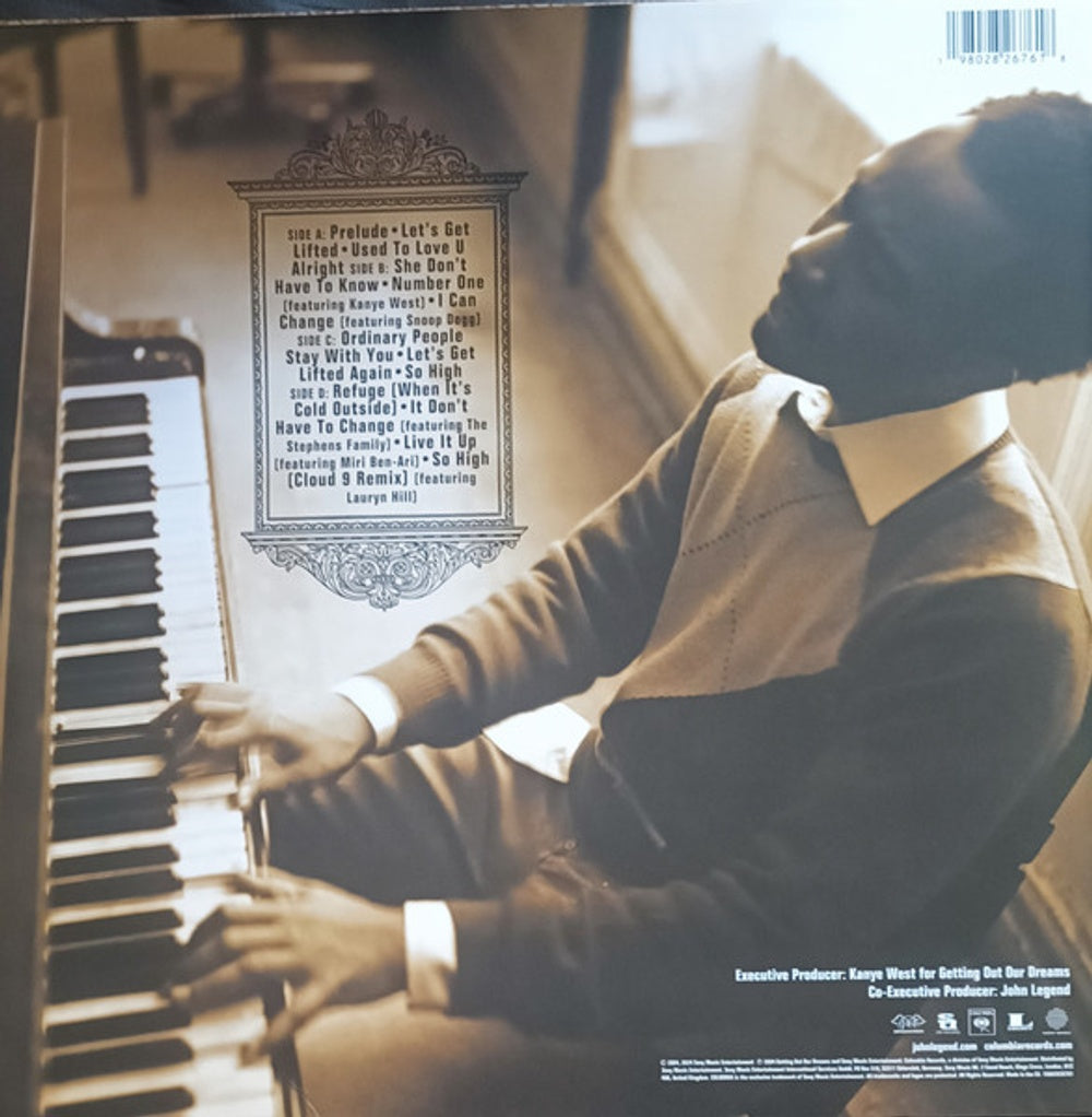 Back Cover: John Legend – Get Lifted (Bonus Track LP Vinyl) Vinyl LP | Relix