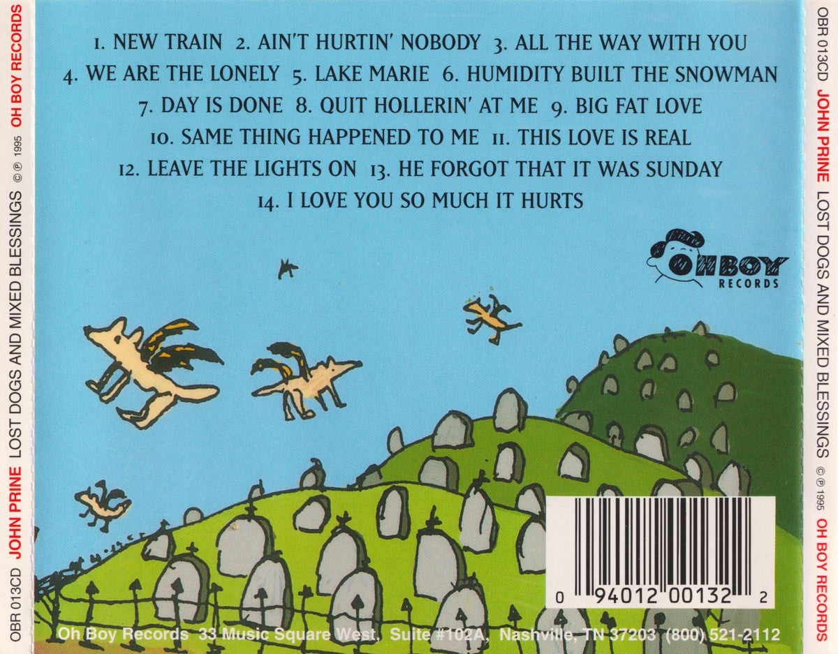 Back Cover: John Prine – Lost Dogs & Mixed Blessings CD | Relix