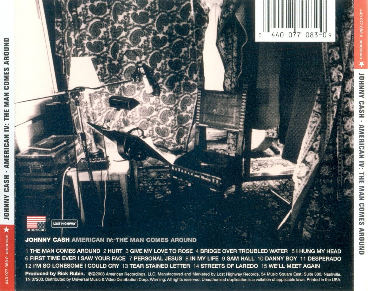 Back Cover: Johnny Cash – American 4: The Man Comes Around CD | Relix