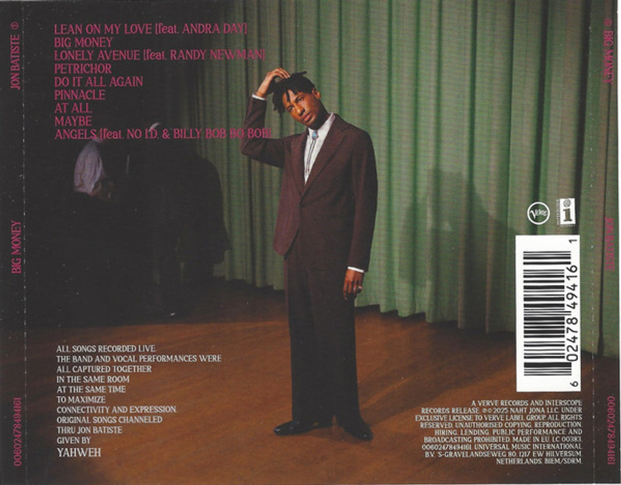 Jon Batiste – BIG MONEY (CD)