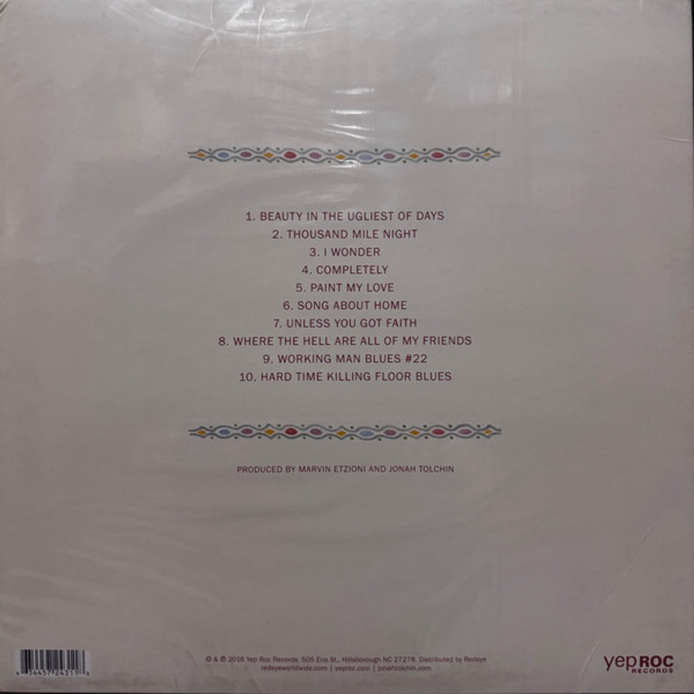 Back Cover: Jonah Tolchin – Thousand Mile Night Vinyl LP | Relix
