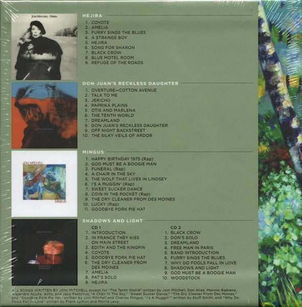 Back Cover: Joni Mitchell – Asylum Albums (1976-1980, Box CD) CD | Relix
