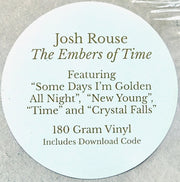 Back Cover: Josh Rouse – The Embers Of Time Vinyl LP | Relix