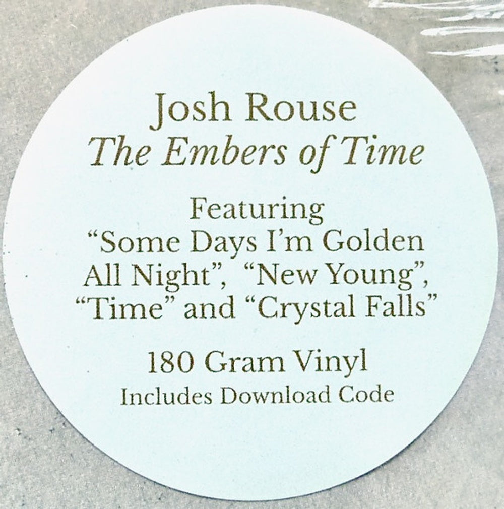 Back Cover: Josh Rouse – The Embers Of Time Vinyl LP | Relix