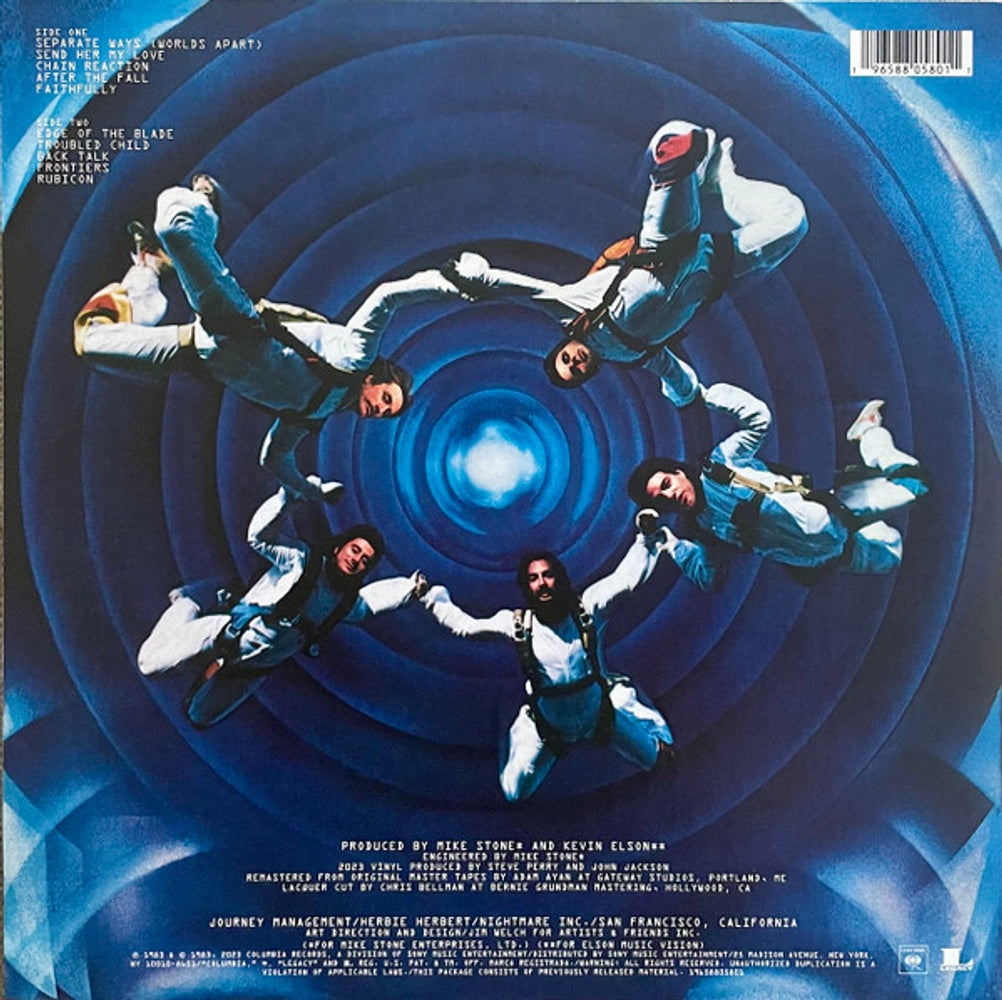 Back Cover: Journey – Frontiers 40th Anniversary (Remastered, LP+7in 2-LP Vinyl) Vinyl LP | Relix