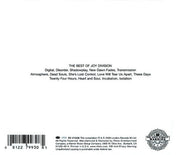 Back Cover: Joy Division – The Best Of Joy Division CD | Relix