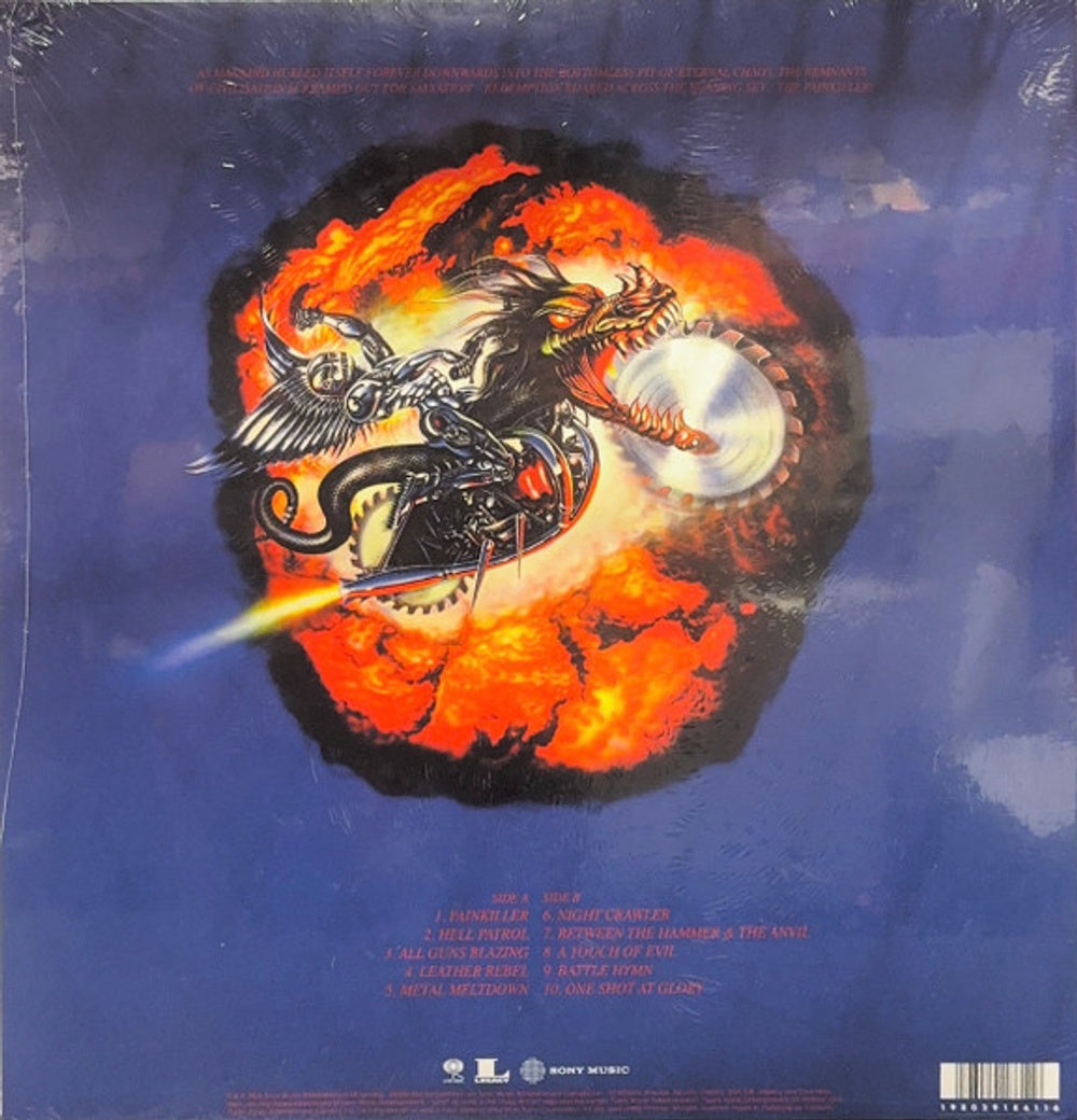 Back Cover: Judas Priest – Painkiller (35th Anniversary, Remastered LP Vinyl) Vinyl LP | Relix