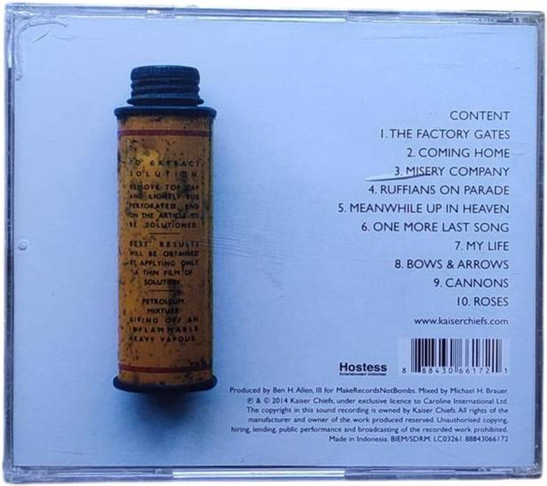 Back Cover: Kaiser Chiefs – Education Education Education & War CD | Relix