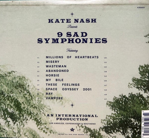 Back Cover: Kate Nash – 9 Sad Symphonies CD | Relix