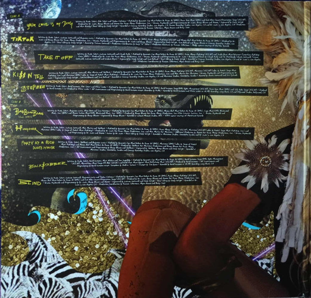 Back Cover: Kesha – Animal: Expanded Edition (2-LP Vinyl) Vinyl LP | Relix