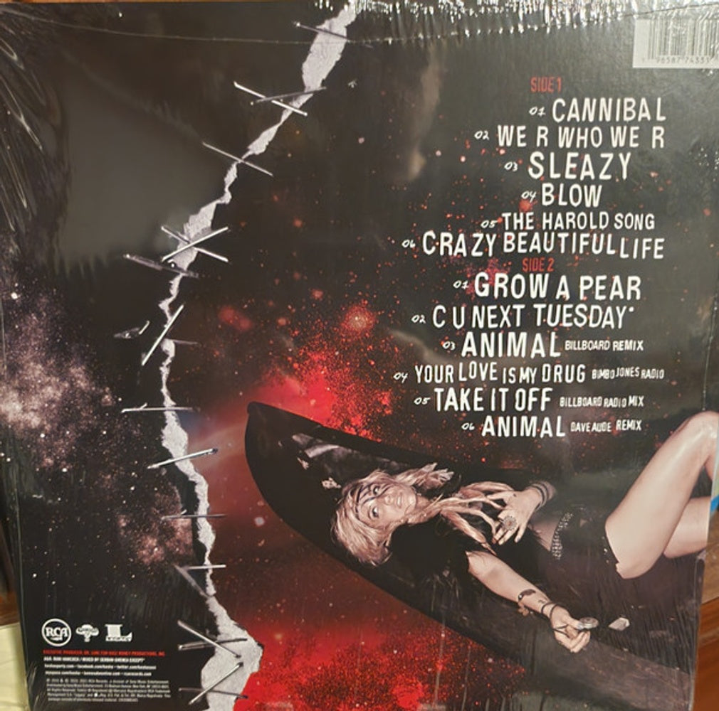Back Cover: Kesha – Cannibal: Expanded Edition Vinyl LP | Relix