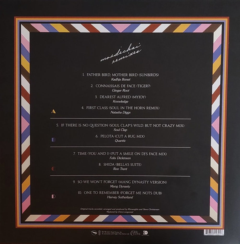 Back Cover: Khruangbin – Mordechai Remixes Vinyl LP | Relix