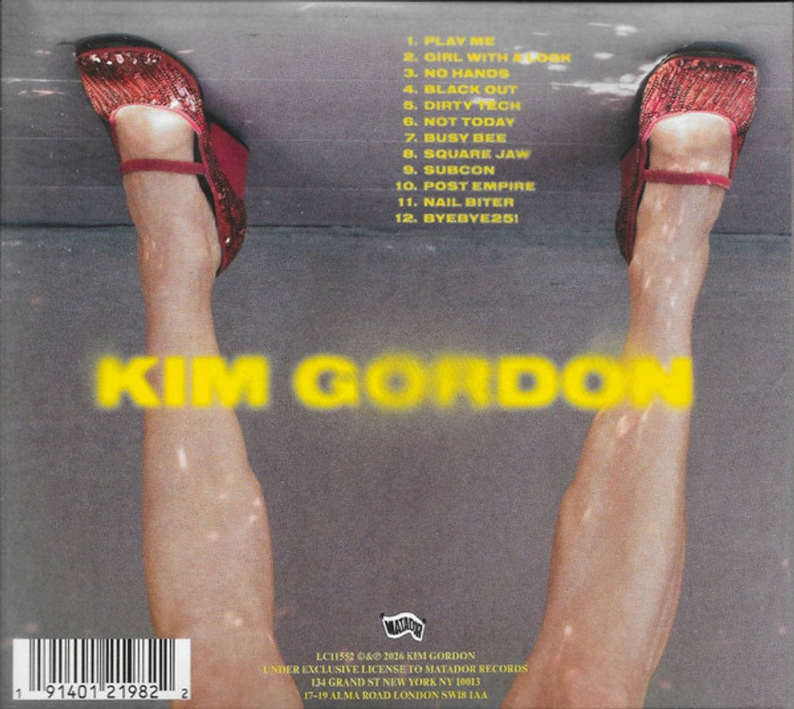 Back Cover: Kim Gordon – Play Me CD | Relix