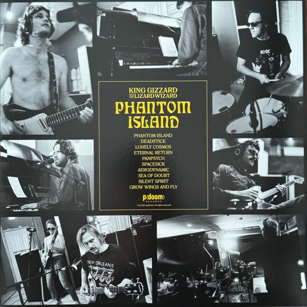 Back Cover: King Gizzard & The Lizard Wizard – Phantom Island (180g Recycled LP Vinyl) Vinyl LP | Relix