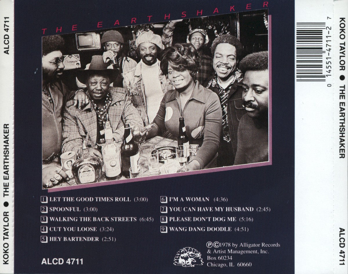 Back Cover: Koko Taylor – Earthshaker CD | Relix