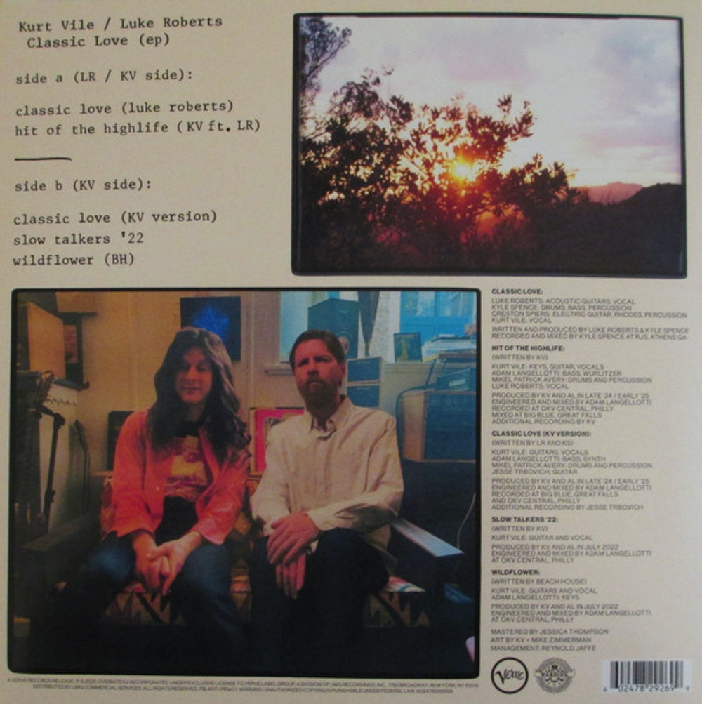 Back Cover: Kurt Vile – Classic Love Vinyl LP | Relix