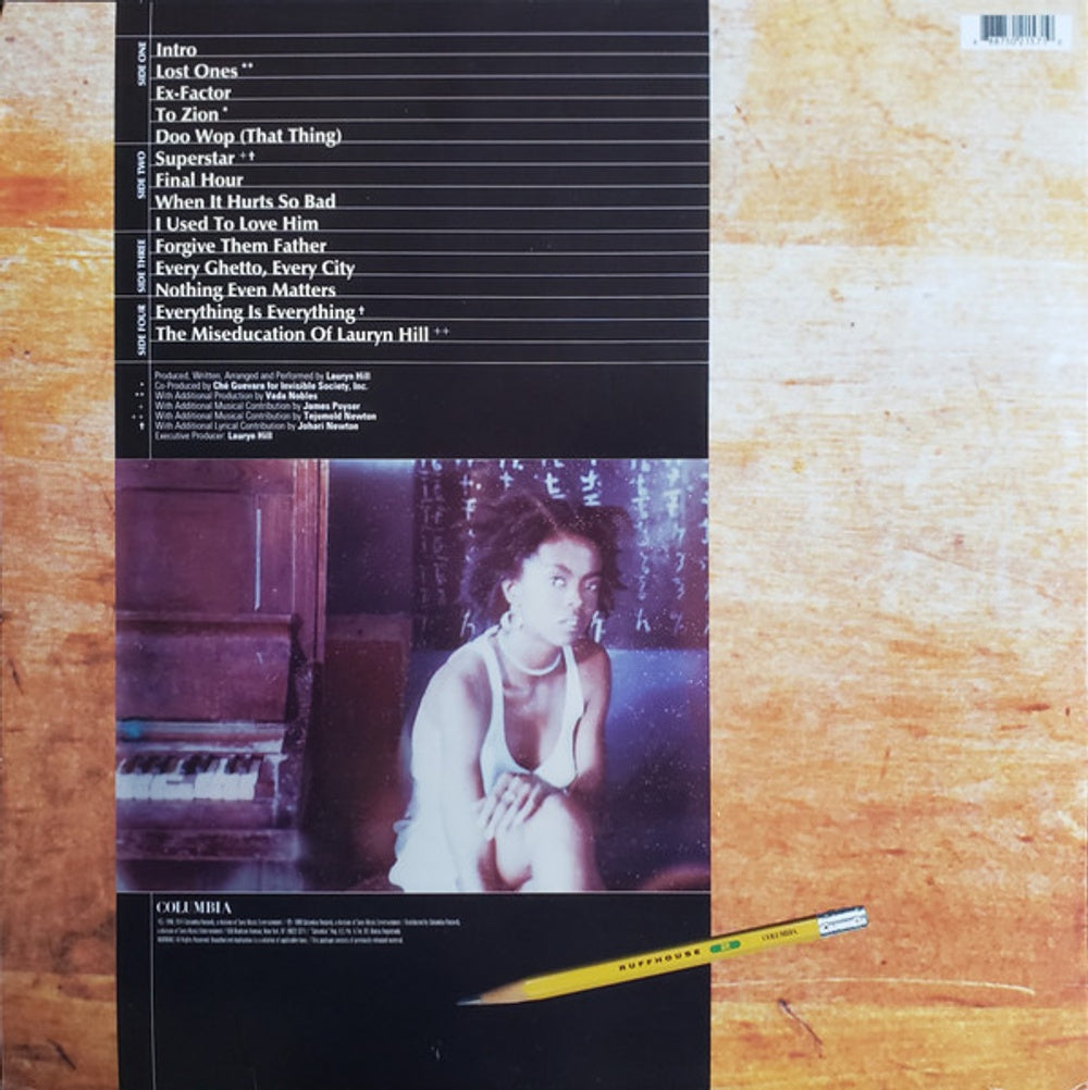 Back Cover: Lauryn Hill – Miseducation of Lauryn Hill Vinyl LP | Relix