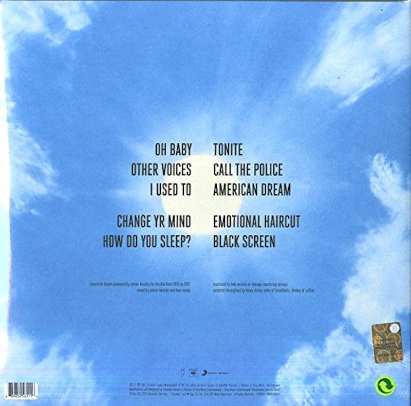 Back Cover: LCD Soundsystem – American Dream Vinyl LP | Relix