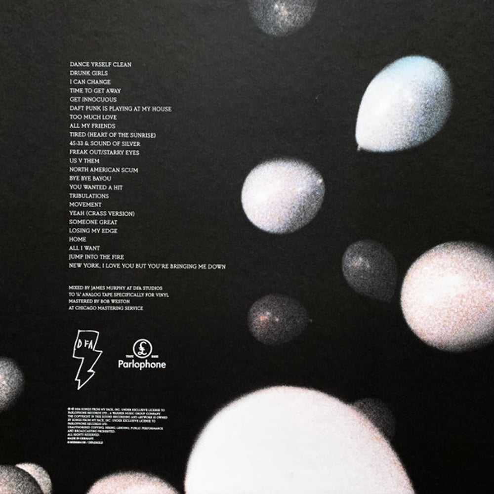 Back Cover: LCD Soundsystem – The Long Goodbye (LCD Soundsystem Live At Madison Square Garden LP Vinyl) Vinyl LP | Relix