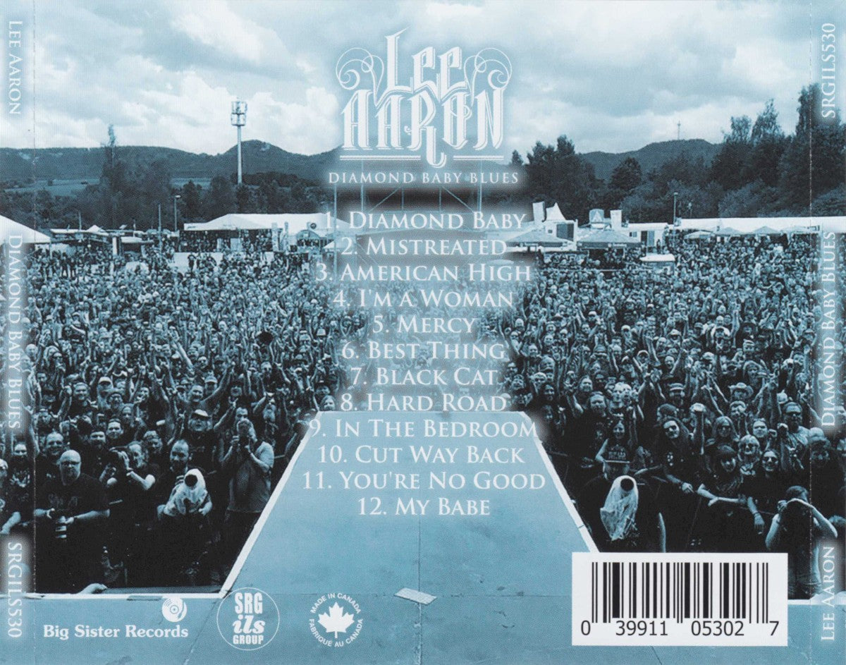 Back Cover: Lee Aaron – Diamond Baby Blues (CD) CD | Relix