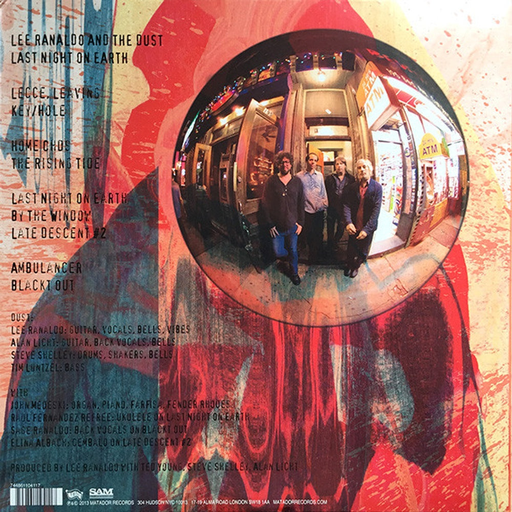 Back Cover: Lee Ranaldo & The Dust – Last Night On Earth Vinyl LP | Relix