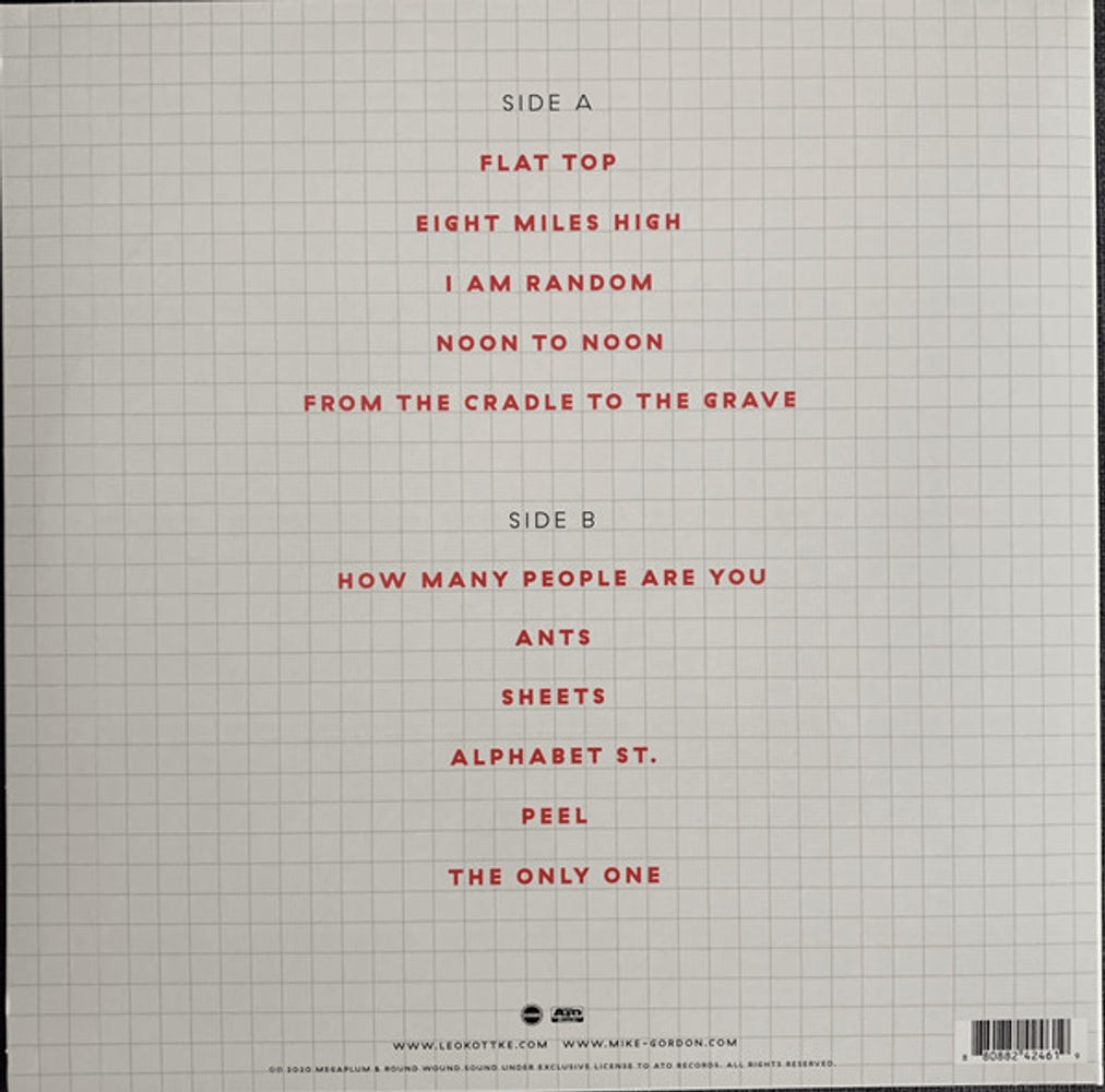 Back Cover: Leo Kottke & Mike Gordon – Noon (Gold/Red LP Vinyl) Vinyl LP | Relix