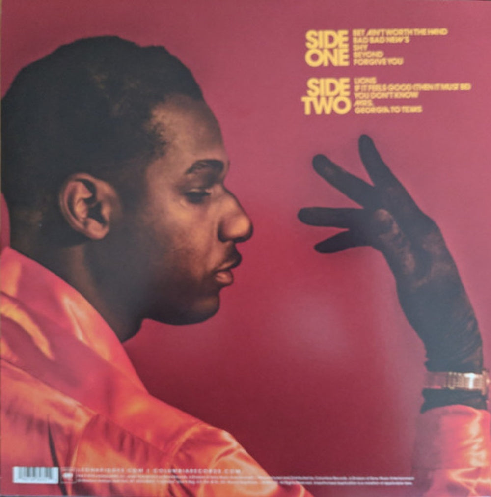 Back Cover: Leon Bridges – Good Thing Vinyl LP | Relix