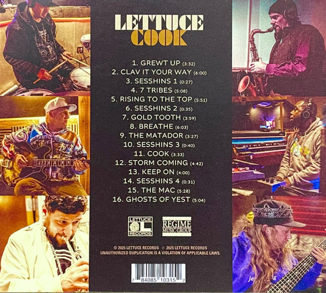 Back Cover: Lettuce – Cook CD | Relix