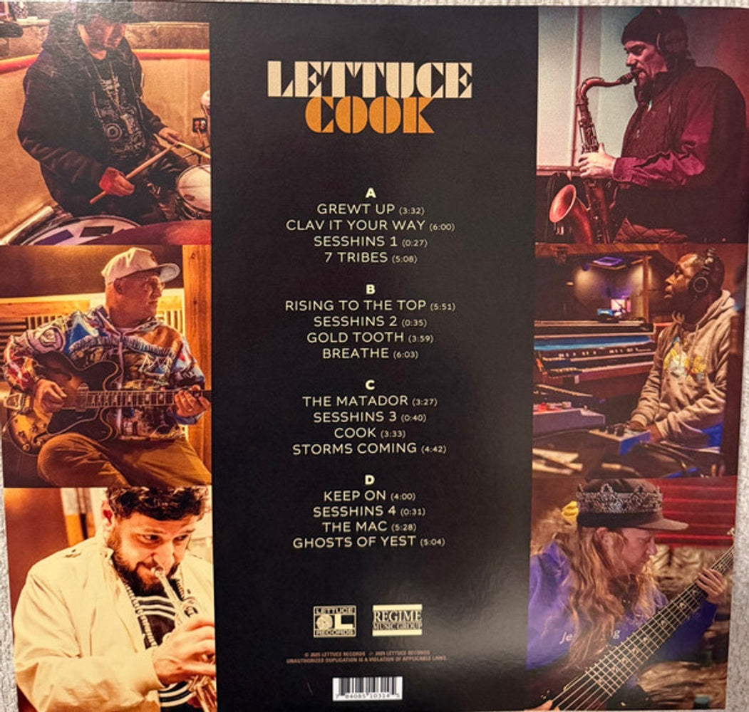 Back Cover: Lettuce – Cook Vinyl LP | Relix