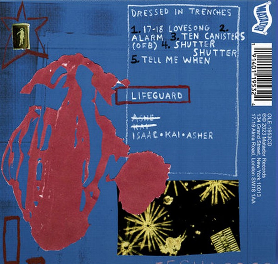 Back Cover: Lifeguard – Crowd Can Talk / Dressed In Trenches CD | Relix