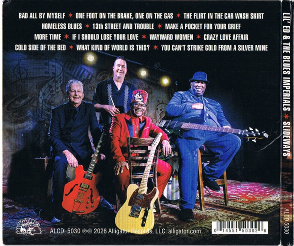Back Cover: Lil Ed / Blues Imperials – Slideways (Wal CD) CD | Relix