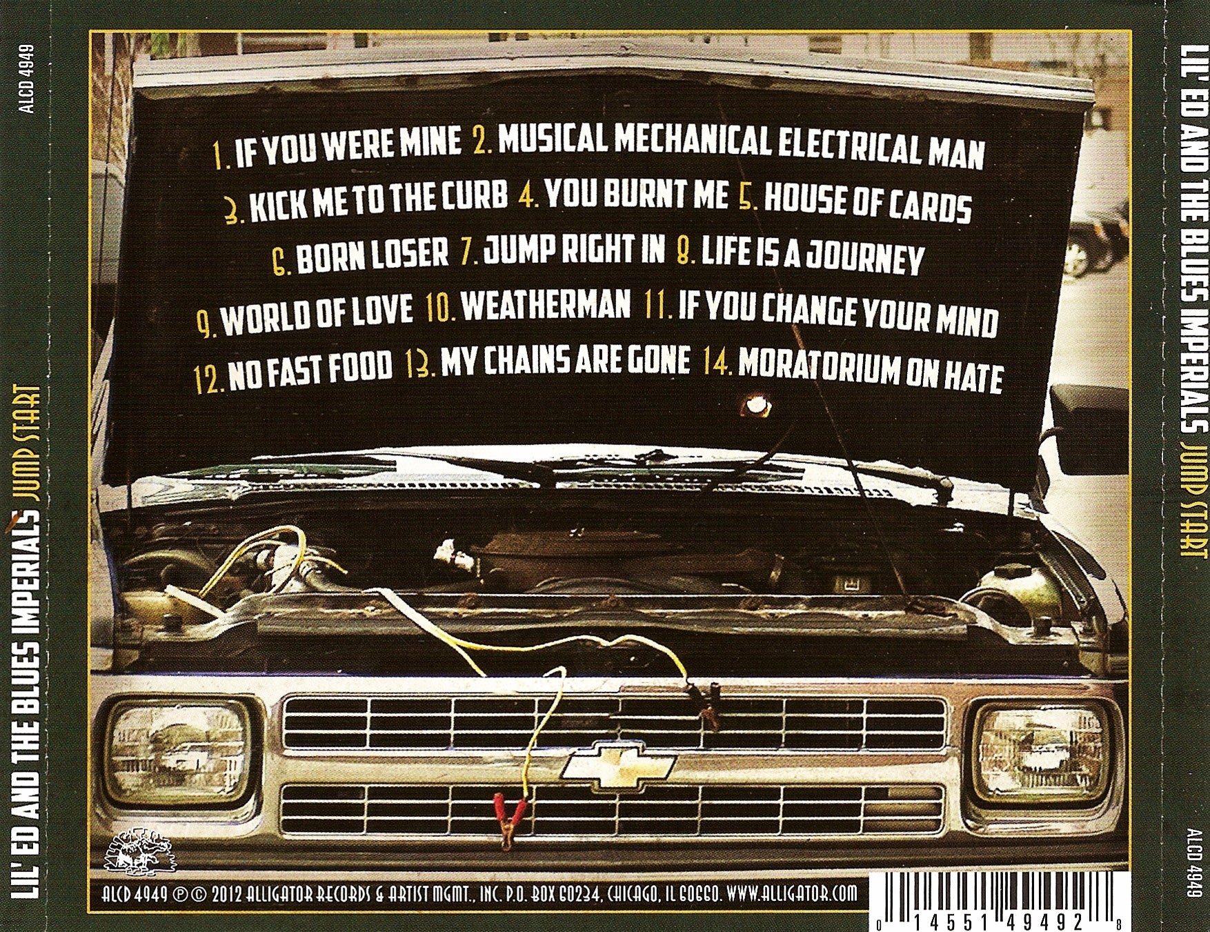 Back Cover: Lil Ed – Jump Start CD | Relix