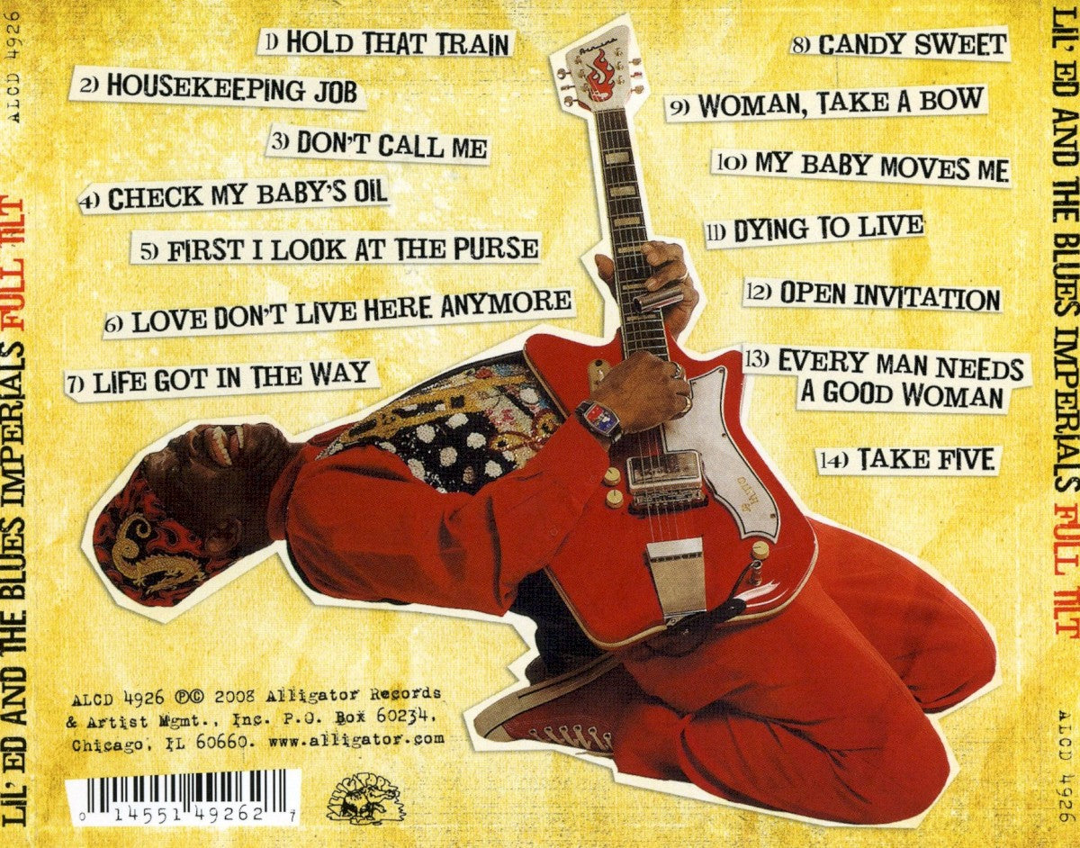 Back Cover: Lil' Ed & The Blues Imperials – Full Tilt CD | Relix