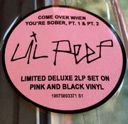 Back Cover: Lil Peep – Come Over When You're Sober, Pt.1 & Pt.2 (Limited Edition Pink & Black 2-LP Vinyl) Vinyl LP | Relix