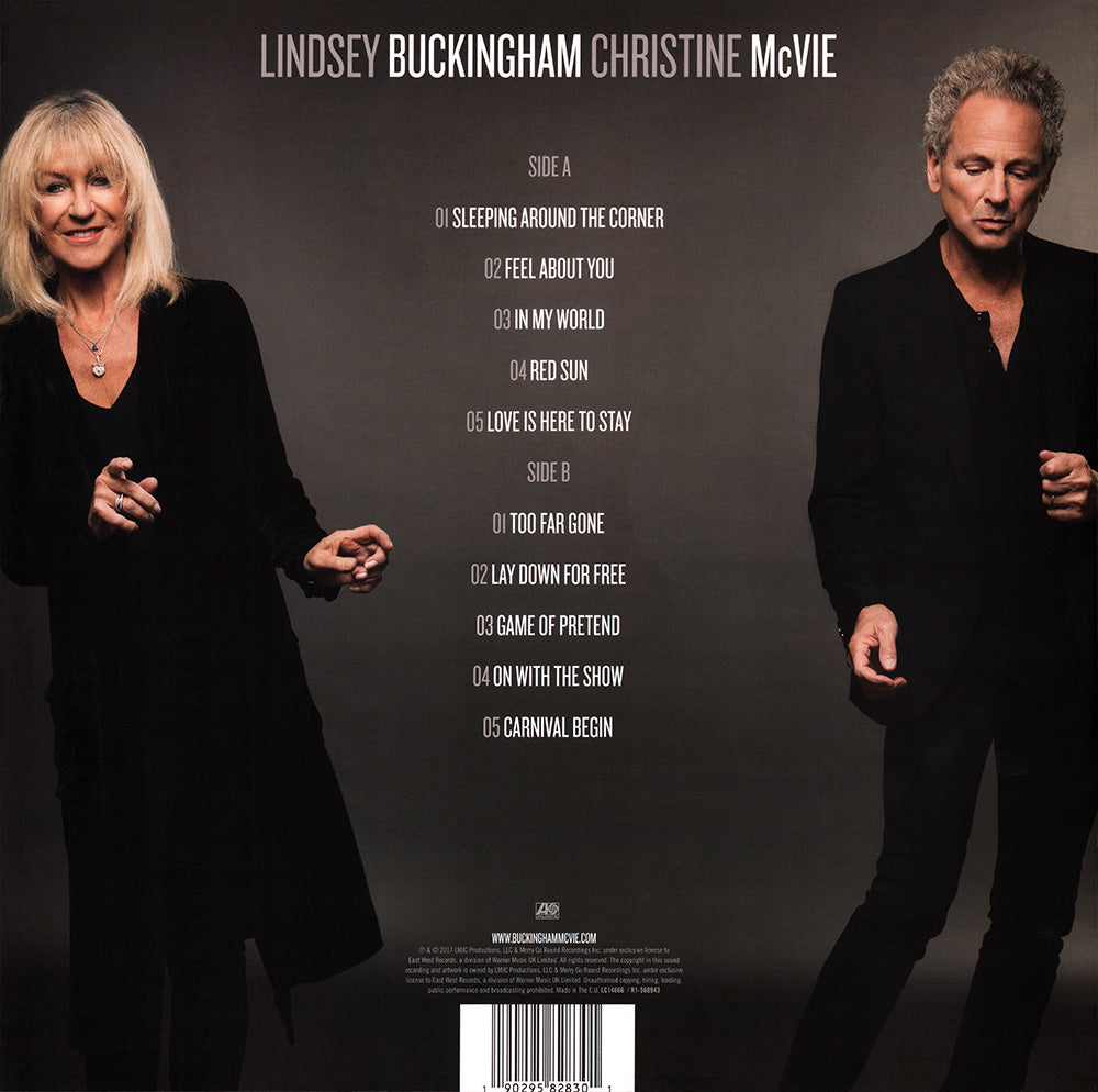 Back Cover: Lindsey Buckingham Christine McVie – Lindsey Buckingham Christine McVie Vinyl LP | Relix
